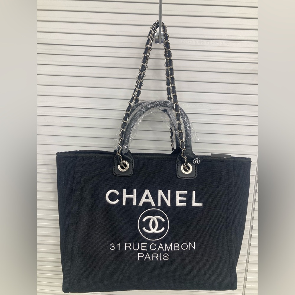 Chanel printed tote